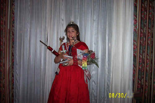 Brittany Gordon at 2003 Wash. State National American Miss Pageant