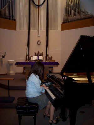 Brittany Ann Gordon, piano adjudication, March 2007.