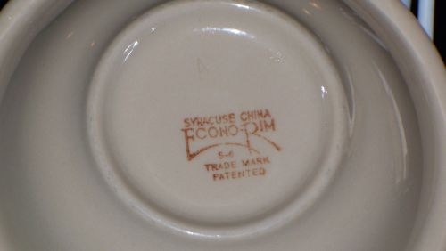 Syracuse China, St Francis Hospital bowl from the Buster  
House Tea Room gift shop