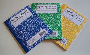 The NEW Spelling Power Student Record Book Covers